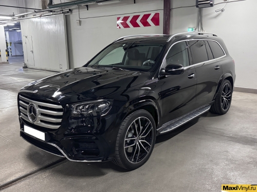 Оклейка передней части Mercedes-Benz GLS полиуретановой пленкой